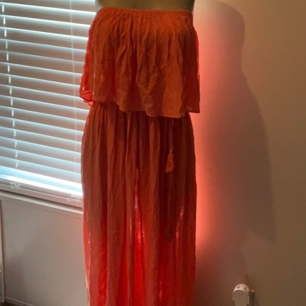 Sleeveless Elastic Waistband Maxi - Picture 5 of 8